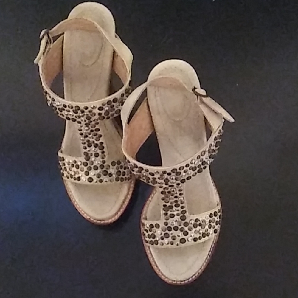 FRYE Studded Platforms